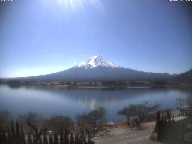 河口湖からの富士山