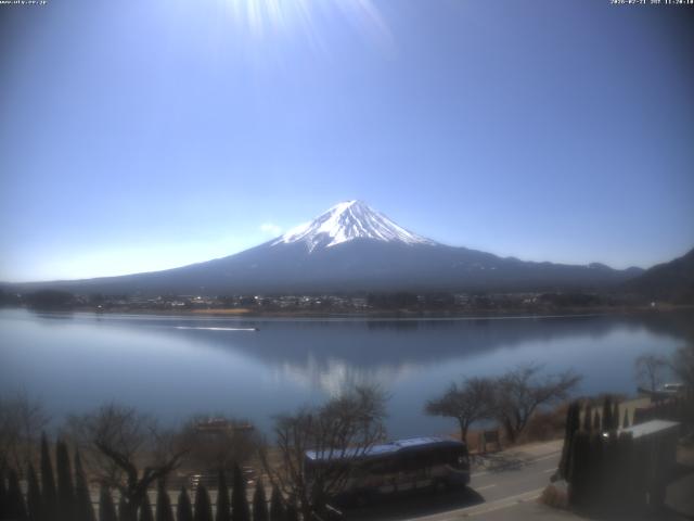河口湖からの富士山