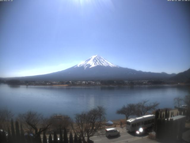 河口湖からの富士山