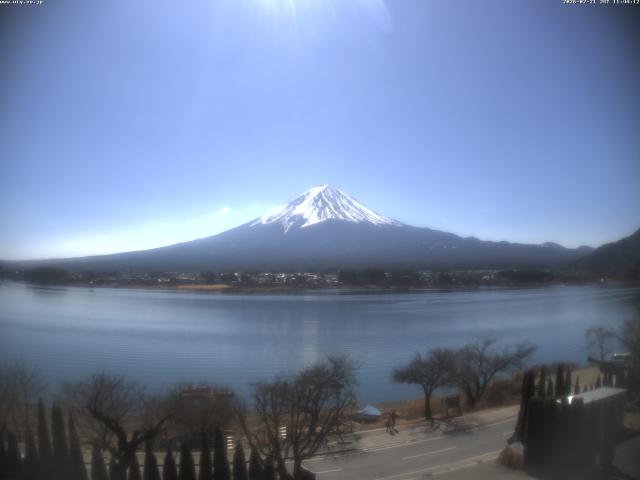 河口湖からの富士山