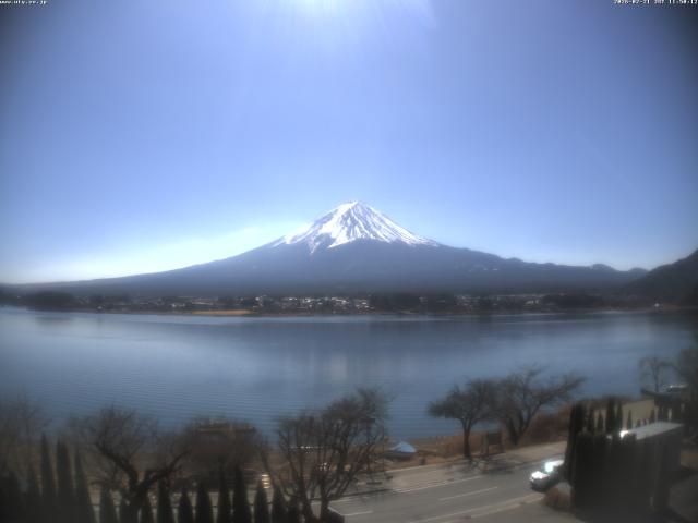 河口湖からの富士山