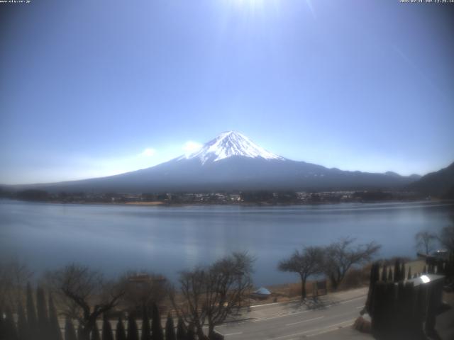 河口湖からの富士山