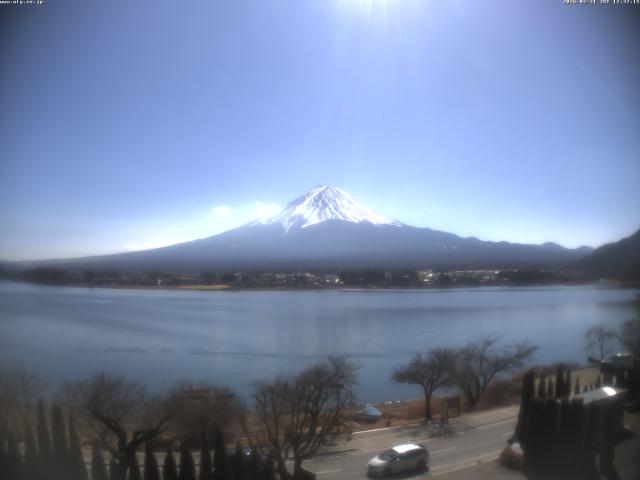 河口湖からの富士山