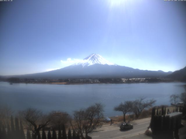河口湖からの富士山