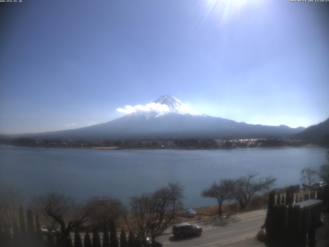 河口湖からの富士山
