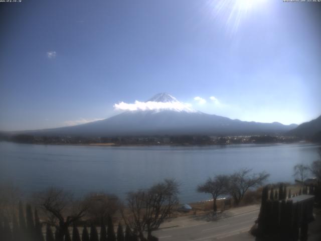 河口湖からの富士山
