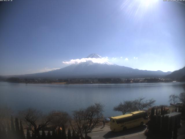 河口湖からの富士山