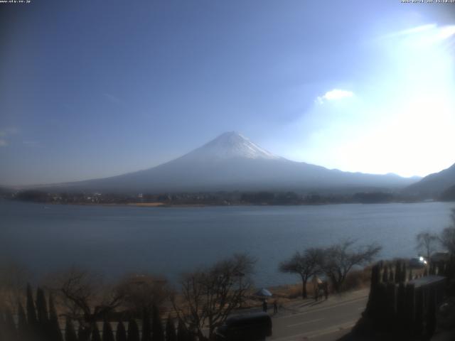 河口湖からの富士山