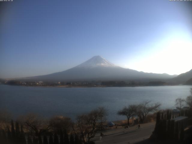 河口湖からの富士山