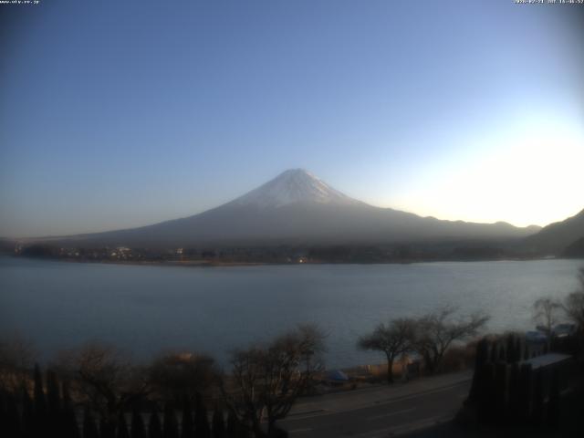 河口湖からの富士山