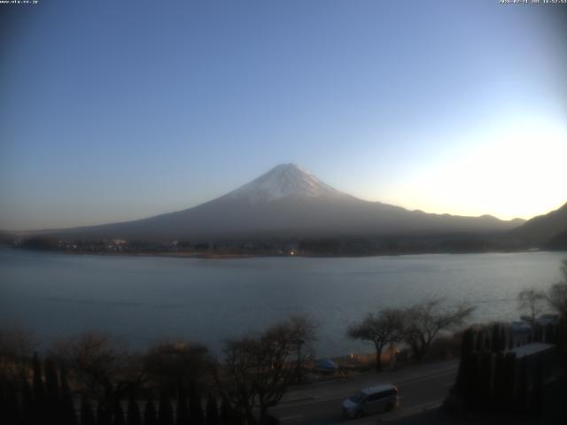 河口湖からの富士山