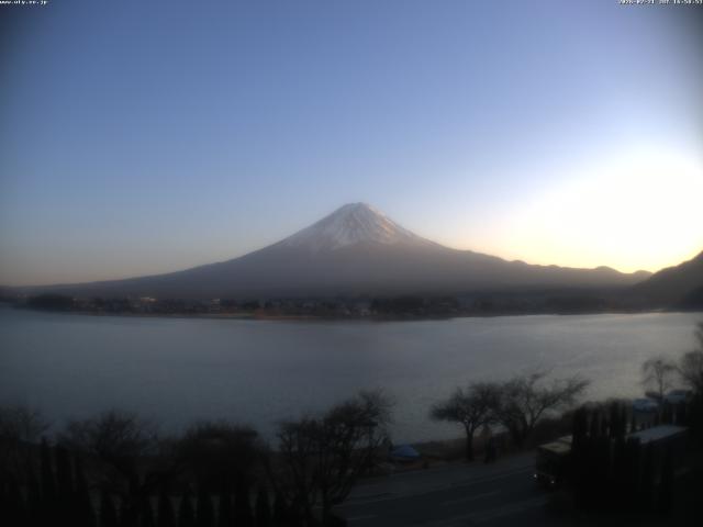 河口湖からの富士山