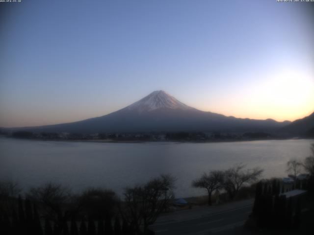 河口湖からの富士山