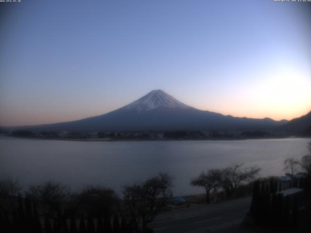 河口湖からの富士山