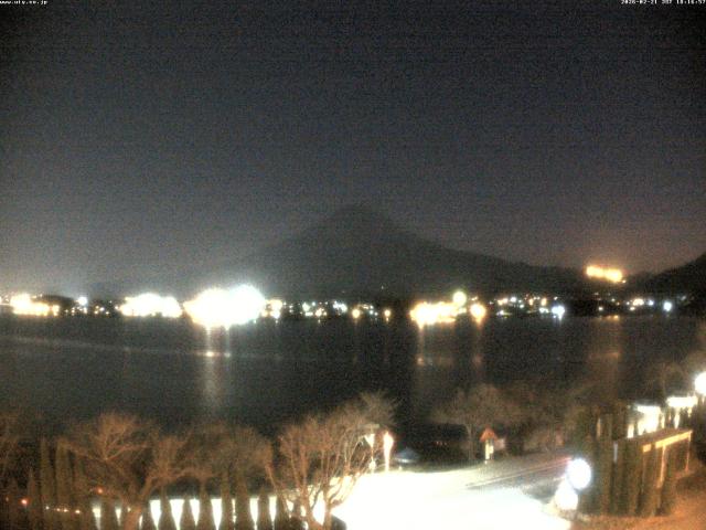 河口湖からの富士山