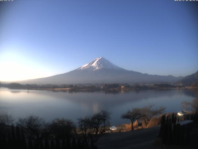 河口湖からの富士山