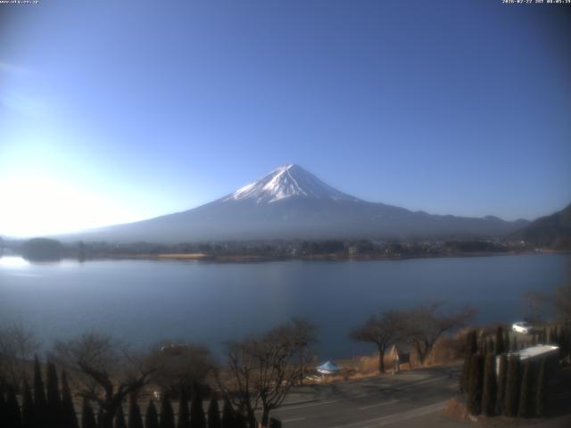 河口湖からの富士山