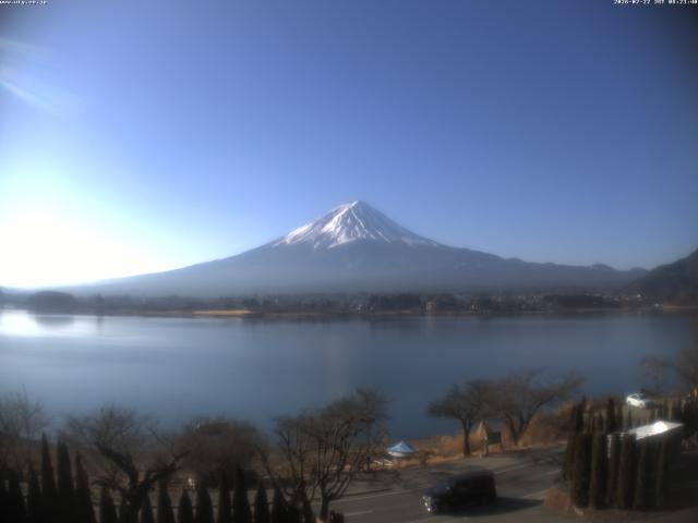 河口湖からの富士山