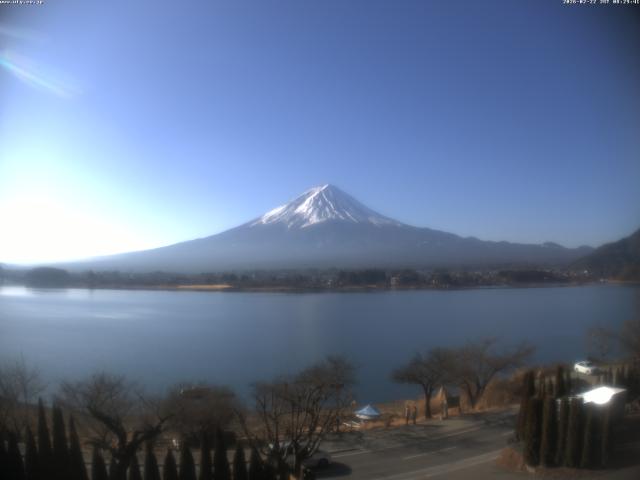 河口湖からの富士山