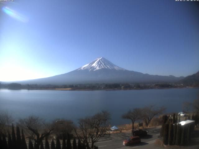 河口湖からの富士山