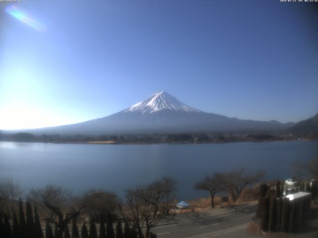 河口湖からの富士山