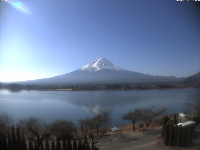 河口湖からの富士山