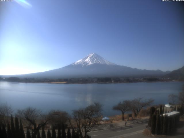 河口湖からの富士山