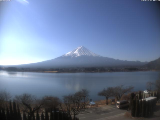 河口湖からの富士山