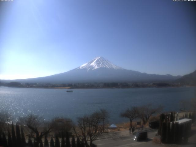 河口湖からの富士山