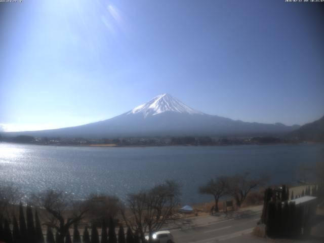 河口湖からの富士山