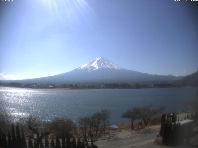 河口湖からの富士山