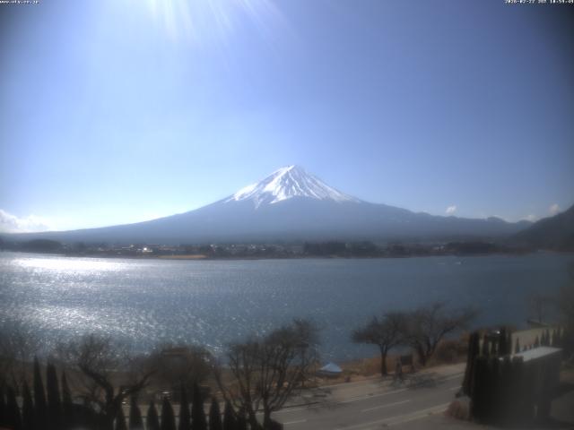 河口湖からの富士山