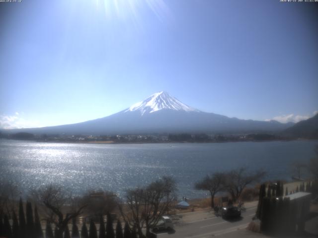 河口湖からの富士山