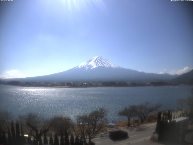河口湖からの富士山