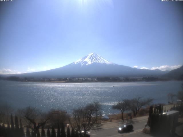 河口湖からの富士山