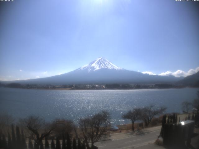 河口湖からの富士山