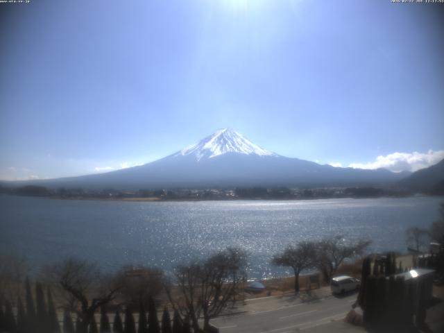 河口湖からの富士山