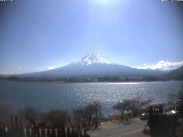 河口湖からの富士山