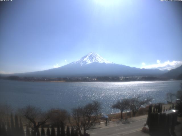 河口湖からの富士山