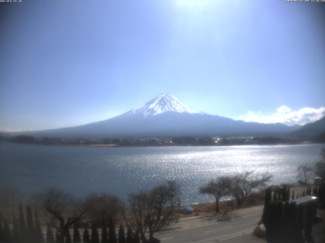 河口湖からの富士山