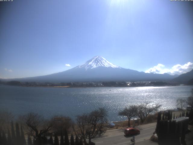 河口湖からの富士山