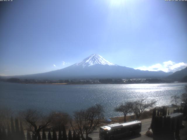 河口湖からの富士山