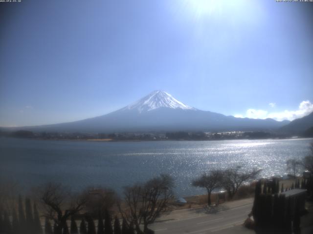 河口湖からの富士山