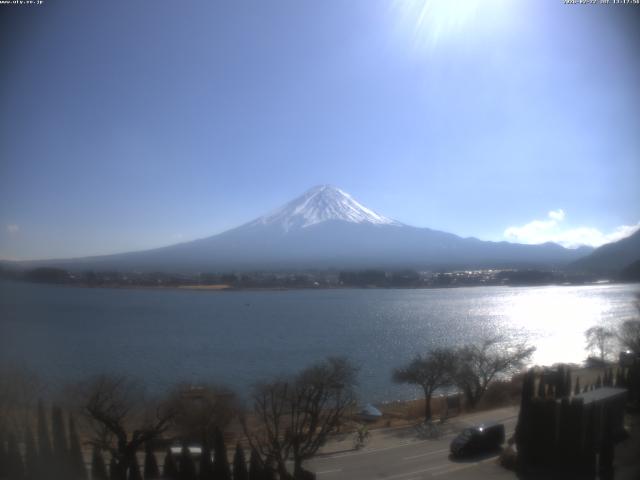 河口湖からの富士山