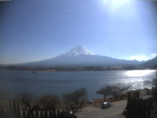 河口湖からの富士山
