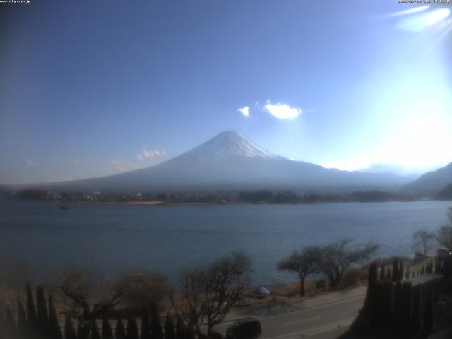 河口湖からの富士山