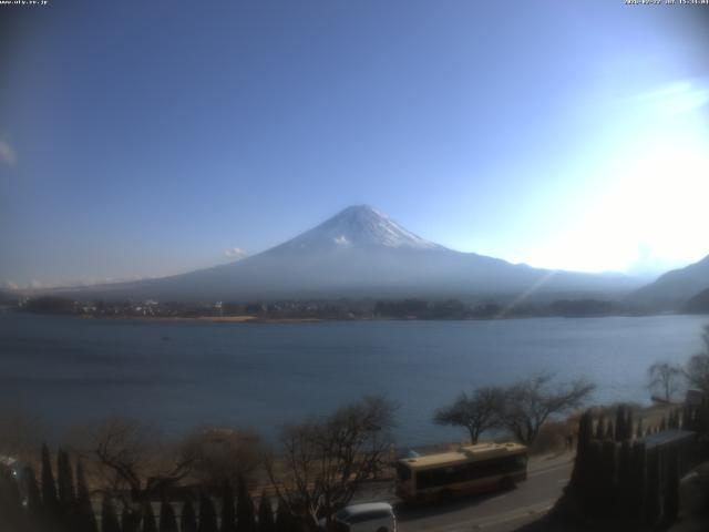 河口湖からの富士山
