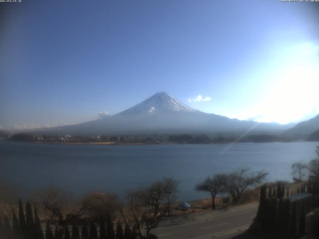 河口湖からの富士山
