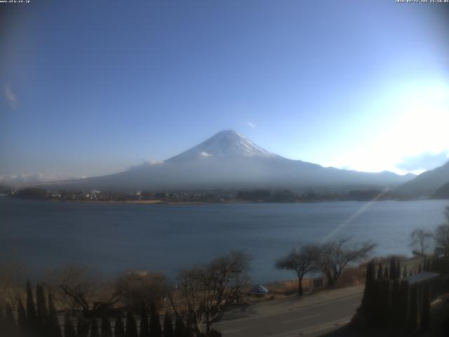 河口湖からの富士山
