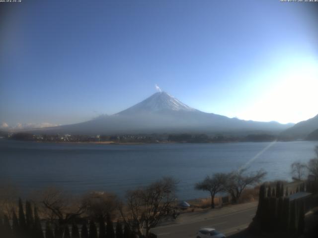 河口湖からの富士山